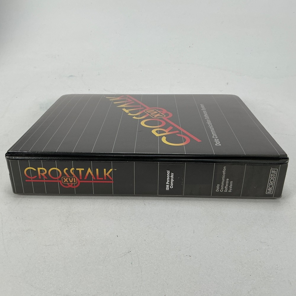 Microstuf CrossTalk XVI Data Communication Software System No Disks for IBM PCs