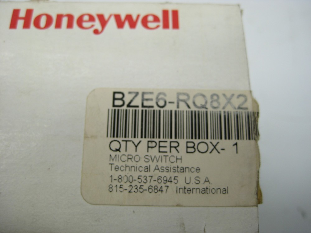 HONEYWELL BZE6-RQ8X2 MICROSWITCH NSMP