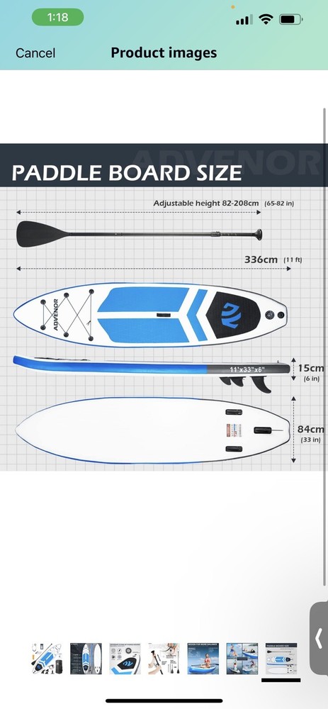 paddle board inflatable 11 ft