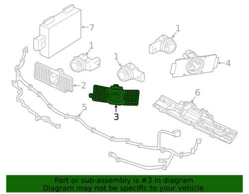 Genuine Volvo Park Sensor Bracket 31425201