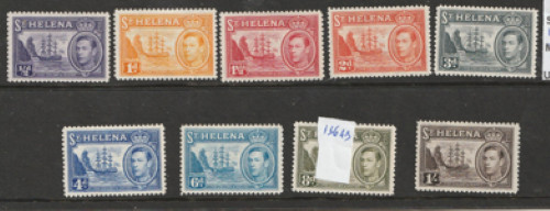 St Helena 1938 various values to 1s mounted mint