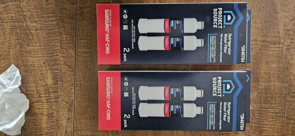 Refrigerator Water Filters.   4pk