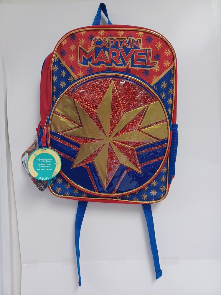 NWT Captain Marvel Kids Backpack