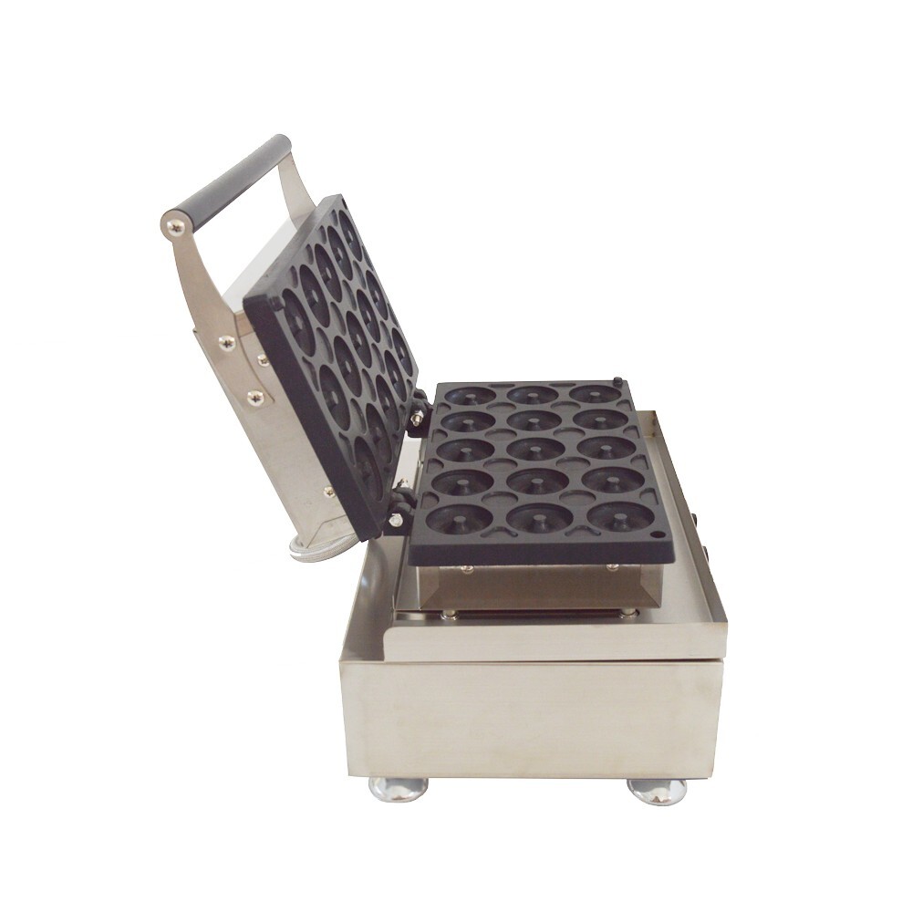 Electric Donut Maker Waffle Baking Machine Dessert Making Machine 15 Donuts 110V