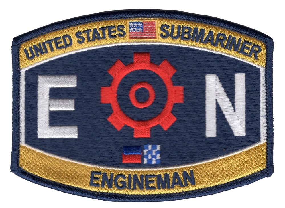 EN Engineering Rating Submarine Engineman Patch