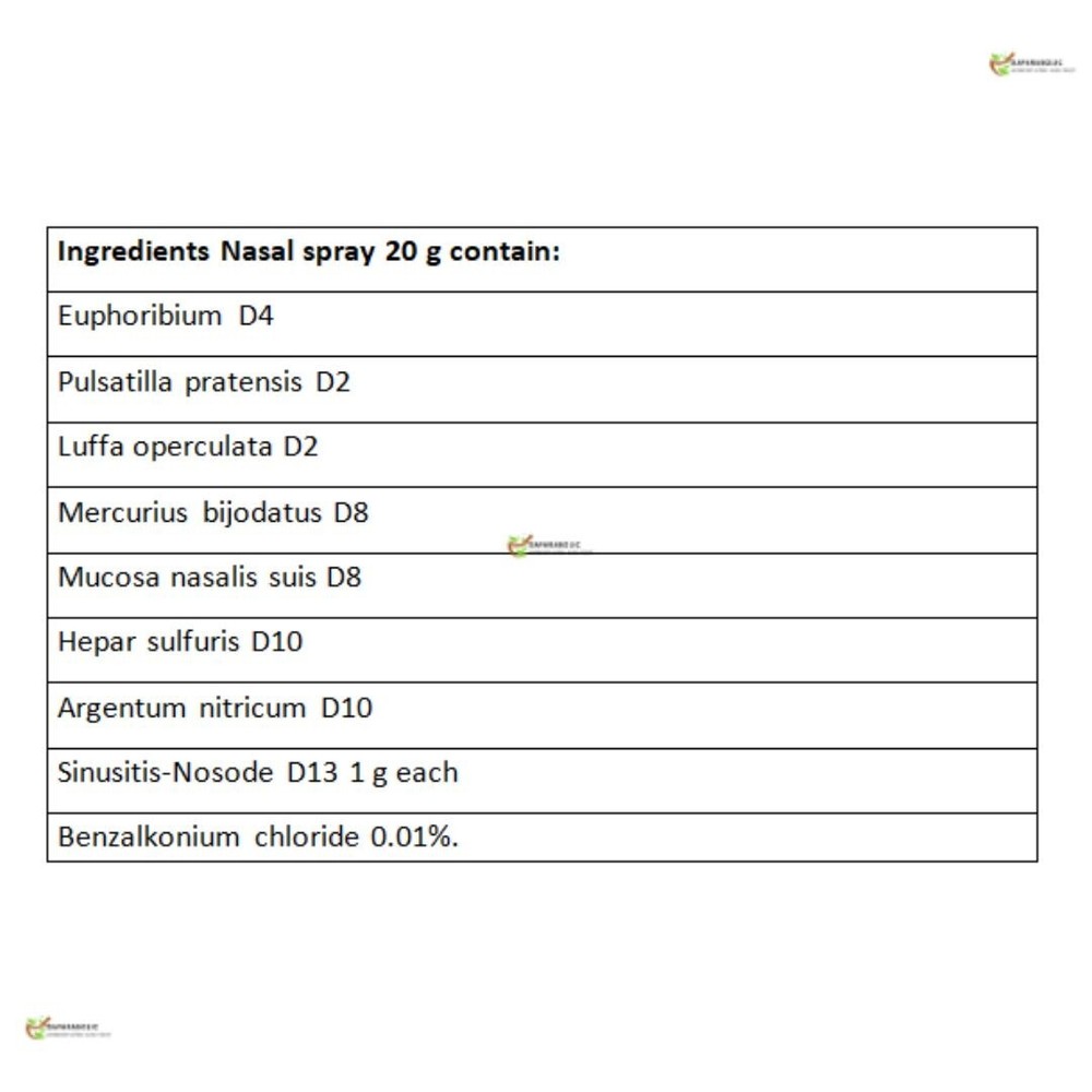 Euphorbium Compositum 20ml HEEL Nasal Spray Homeopathic Solution