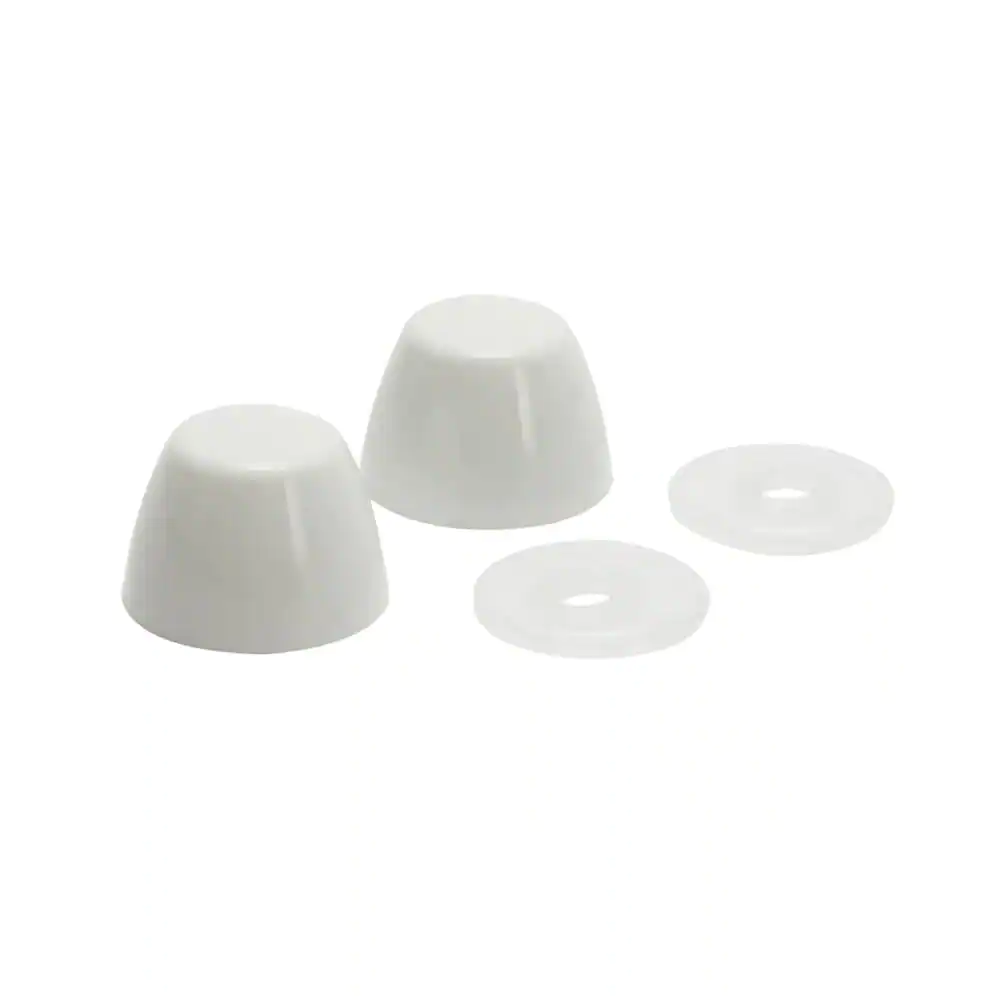 Fluidmaster White Toilet Bolt Caps
