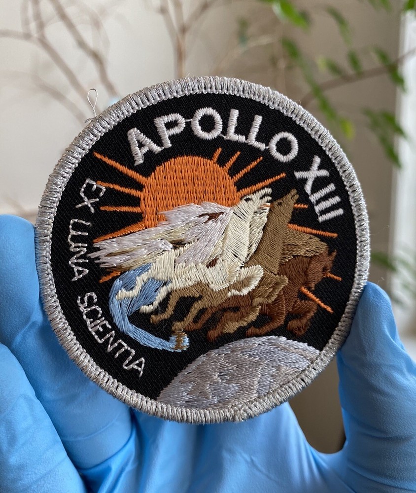 NASA Apollo 13 Space Program Embroidered Iron On Sew On Patch Vintage