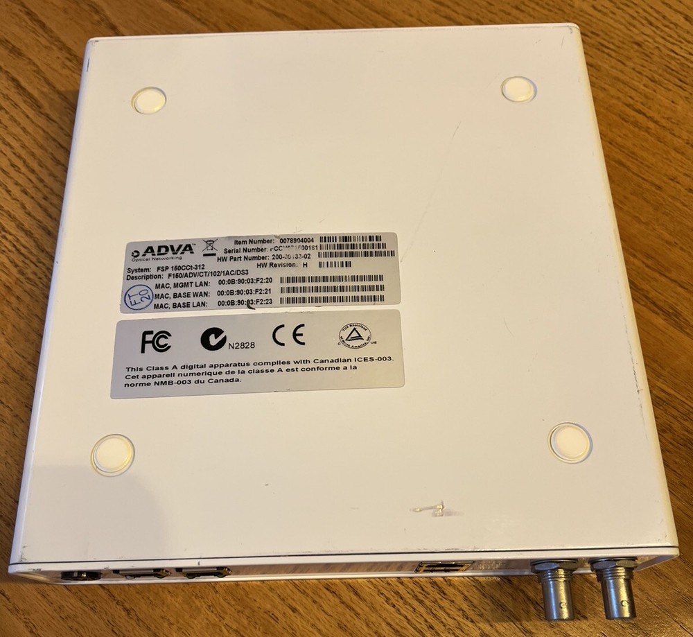 ADVA FSP 150CCt-312 Optical NET Etherjack Switch