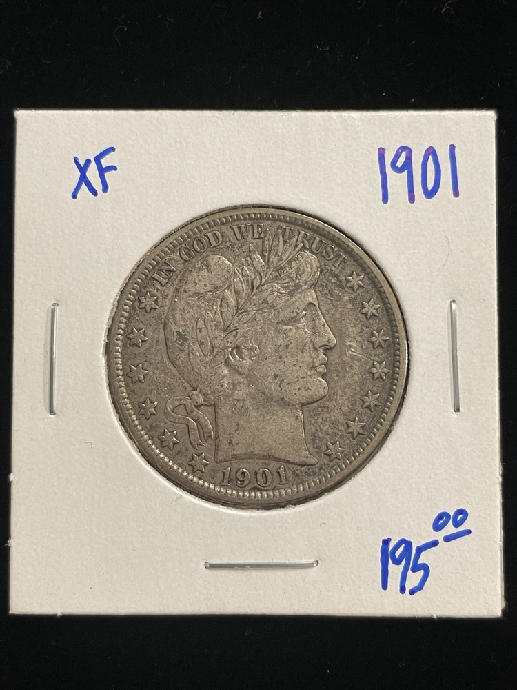 1901 Barber Half Dollar  XF