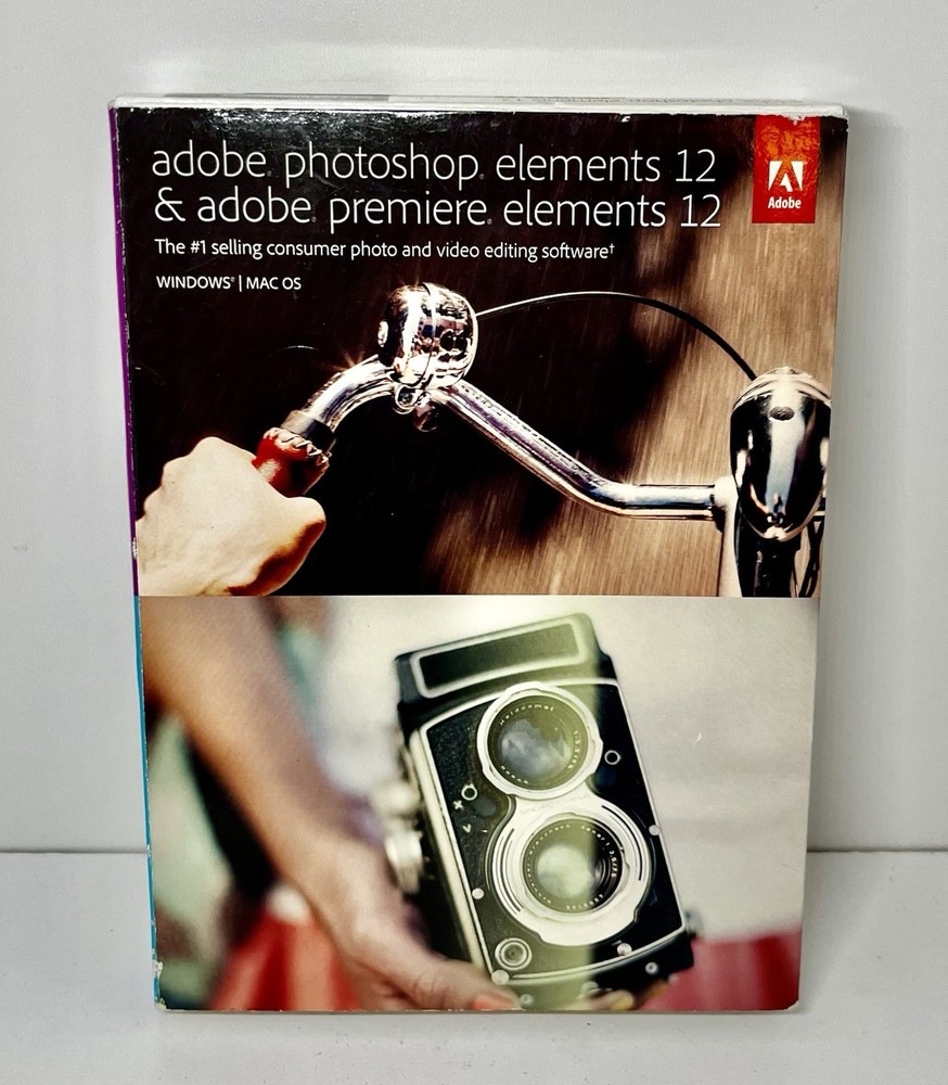 Adobe Photoshop Elements and Premiere Elements 12 - MAC / PC (bundle package)#B7