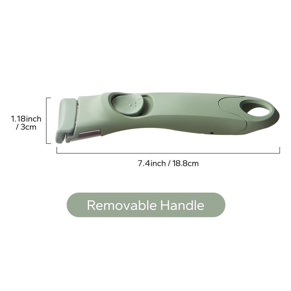 Green Removable Handle Detachable Cookware Replacement Pots Pans Universal