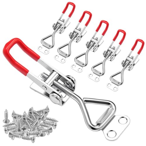 6 Pack Toggle Latch Clamp 4001, Adjustable Quick Release Pull Latches, toggle