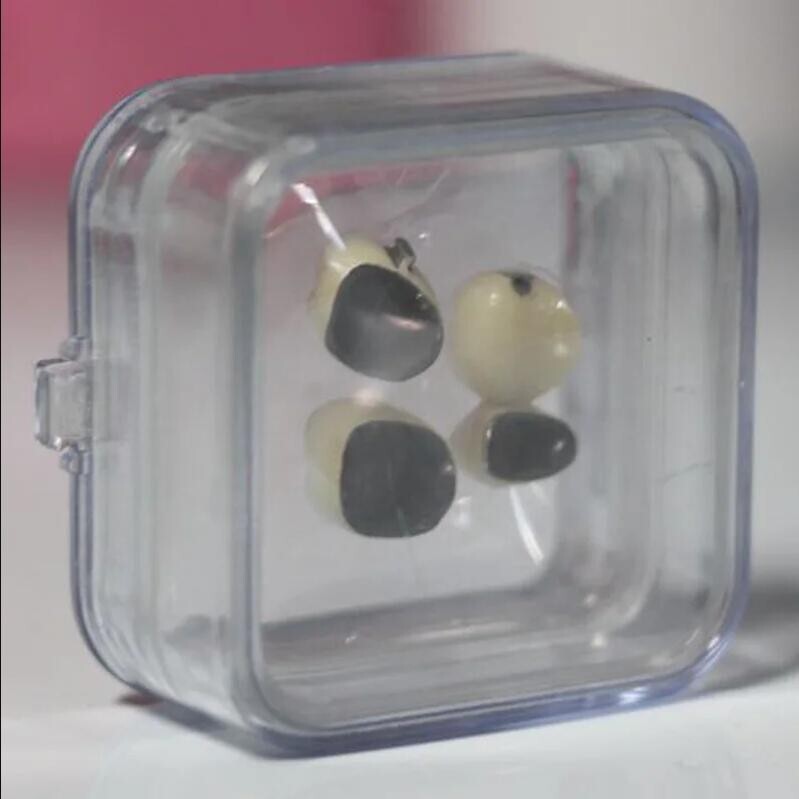 Dental Storage Box Tooth Boxes Hinge Membrane Delicate Jewelry Holder Crown Case