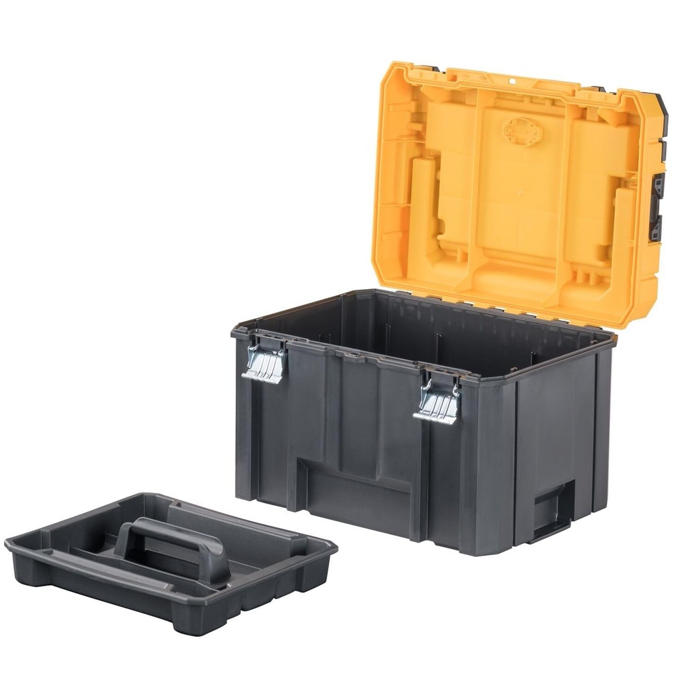 DEWALT TSTAK Tool Box, Deep, Long Handle, Extra Large Design, Fixed Divider