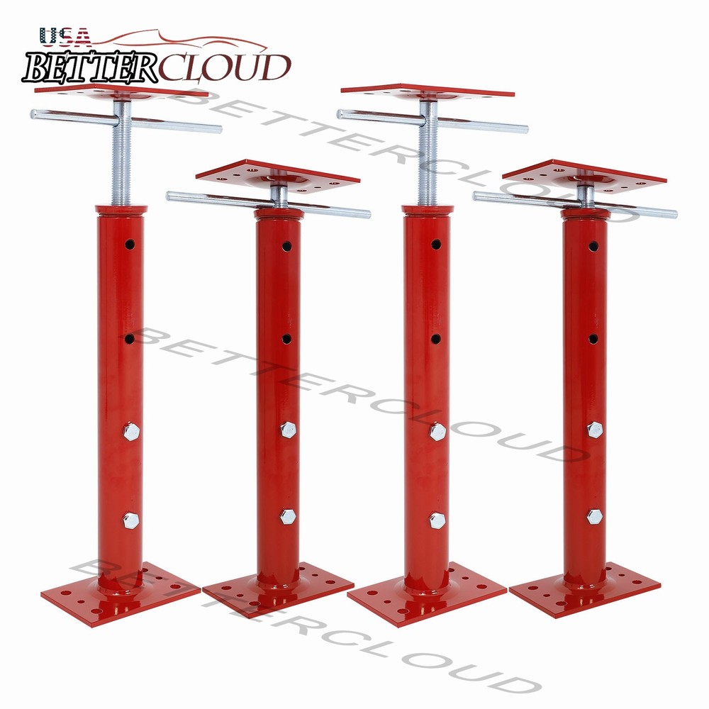 Adjustable 4Pack House Floor Jacks Post Pole for Leveling Lift Support 19"-36"