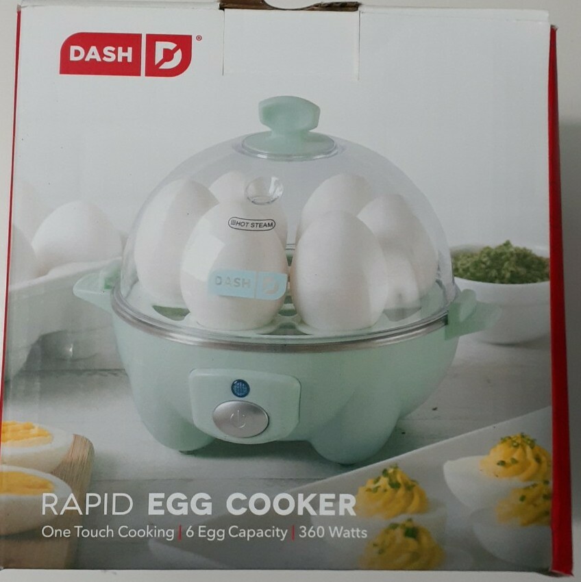 Egg Cooker One Touch Cooking 6 Egg. Dash