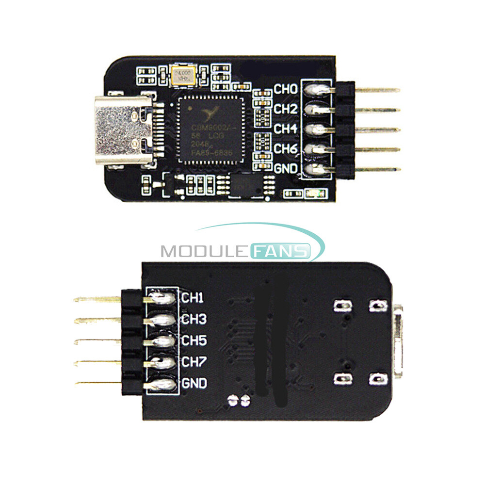 Mini Logic Analyzer Type C MCU Arm FPGA Debugging Tool 24m Sampling 8-Channels M