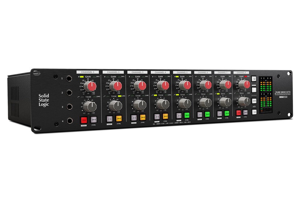 SSL PureDrive OCTO 8-Channel Microphone Preamp