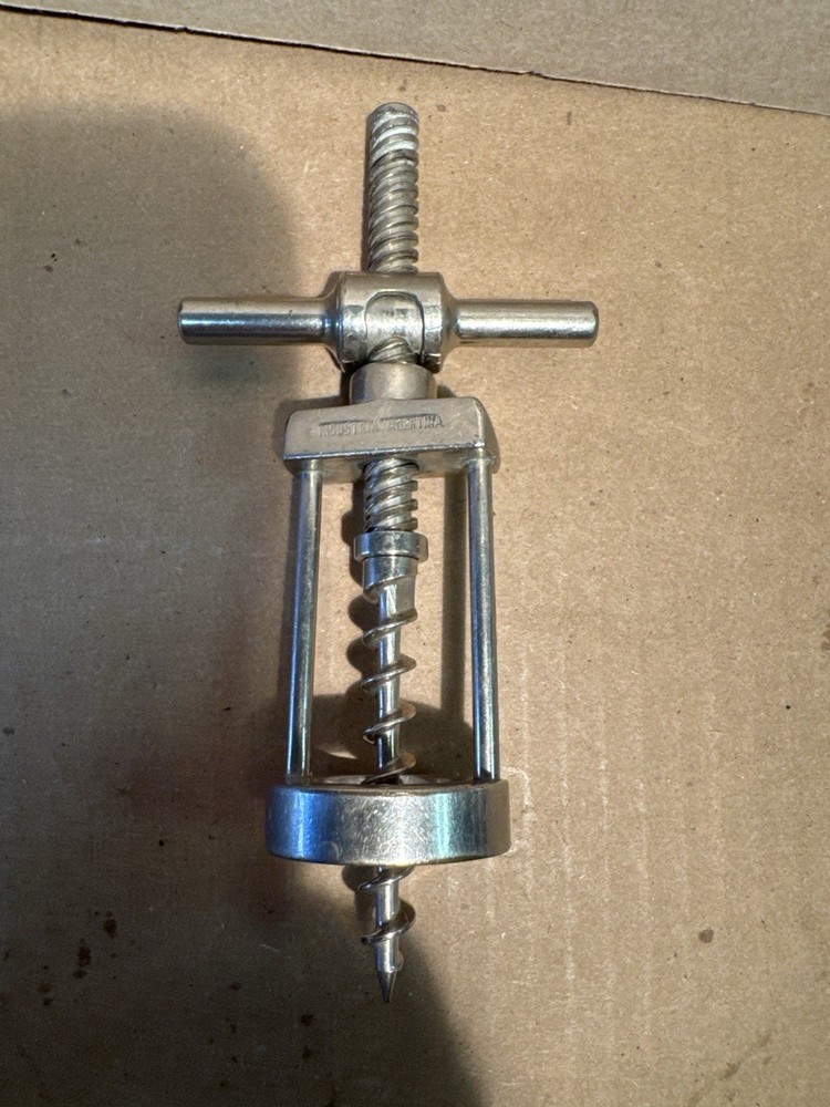 Interesting old wine cellar Industria Argentina corkscrew
