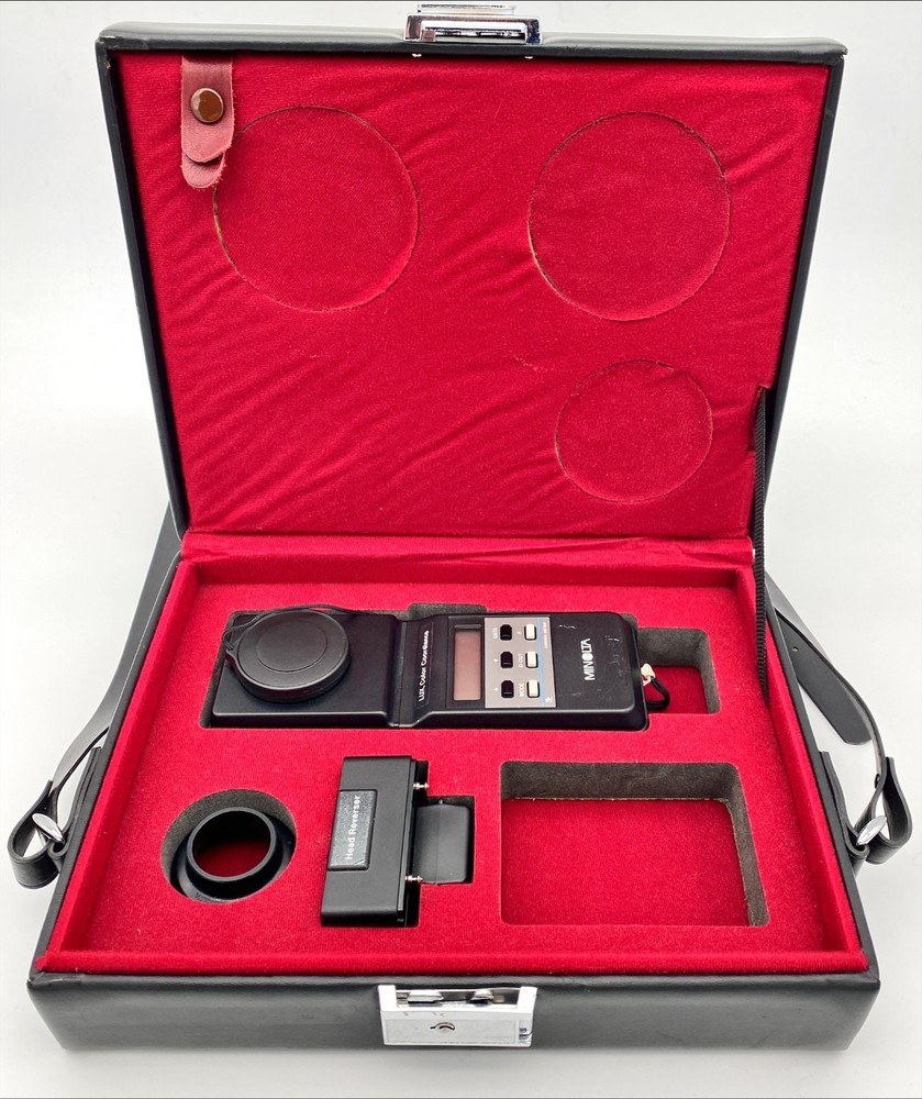 Konica Minolta CL-100 Chroma Meter with Hard Case & Accessories