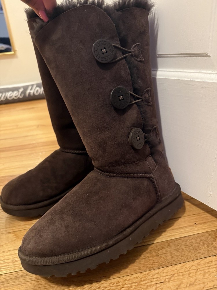 UGG Women’s Chestnut Tall Button Shearling Boots