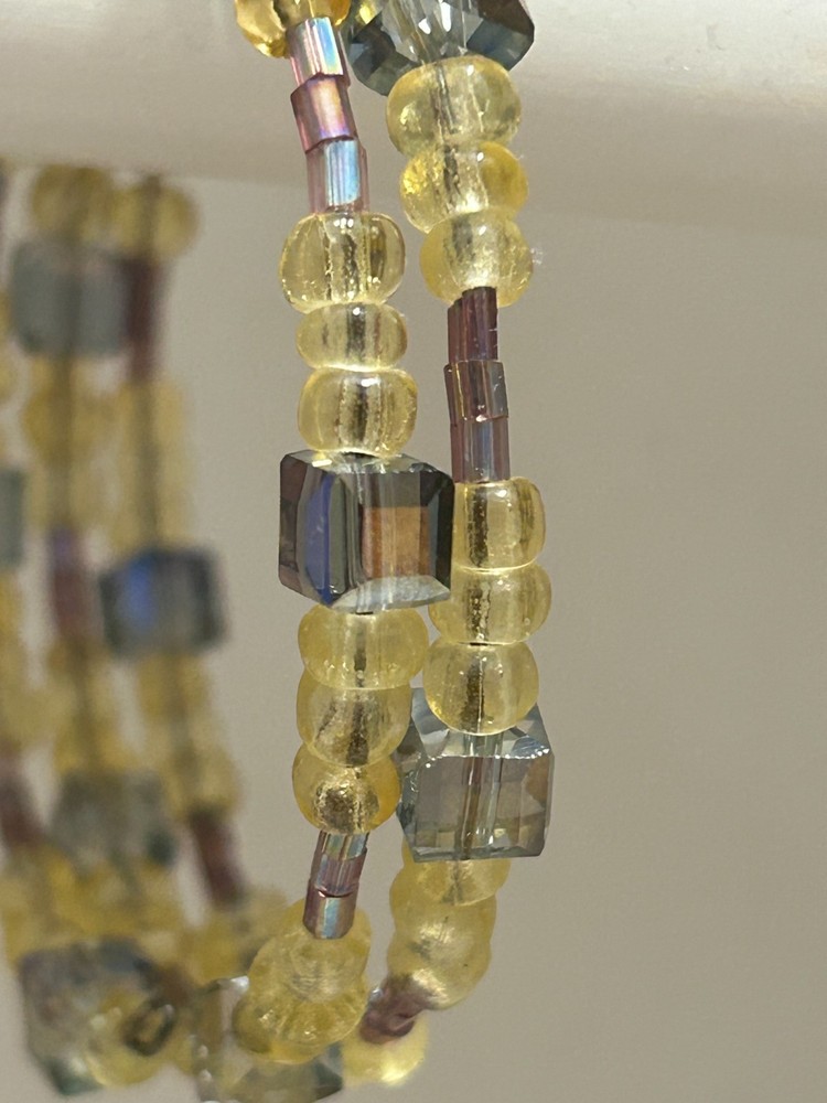 Gass Bead / Seed Bead Wrap Bracelet 23023 -