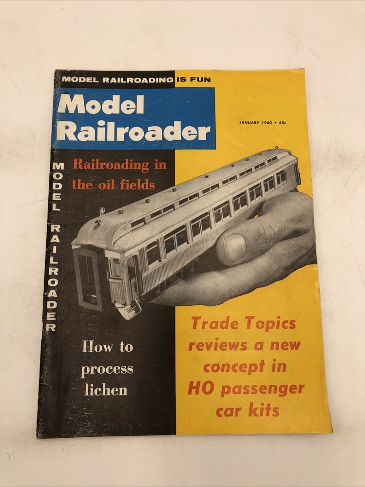 Model Railroader Magazine January 1960