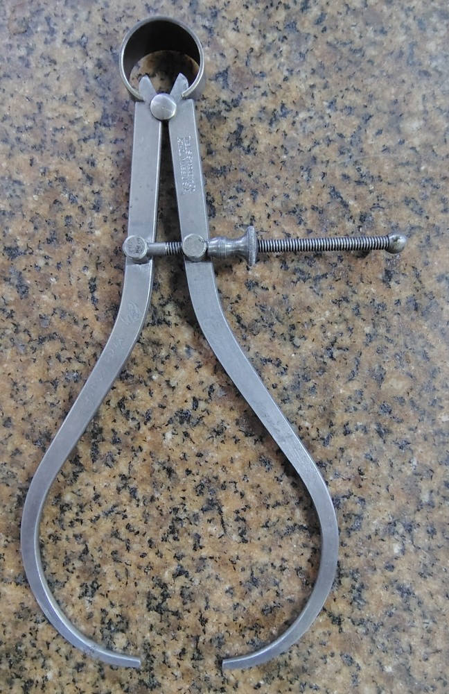 🗽 VINTAGE  STARRETT 8" ID CALIPER