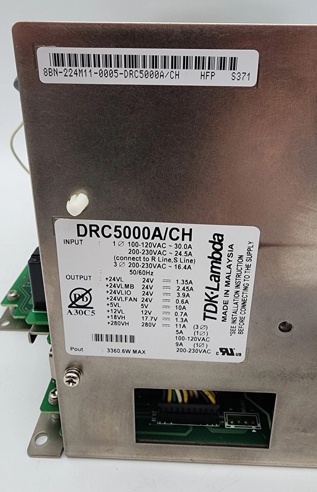 TDK-LAMBDA DRC5000A/CH DENSO SCB350B KUKA KRC2 POWER SUPPLY *NDA AVAILABLE*