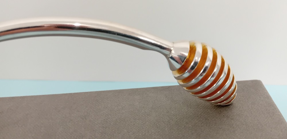Adam Veevers - Original Solid Silver Honey Spoon/Dipper/Drizzler - 2018 - BNIB