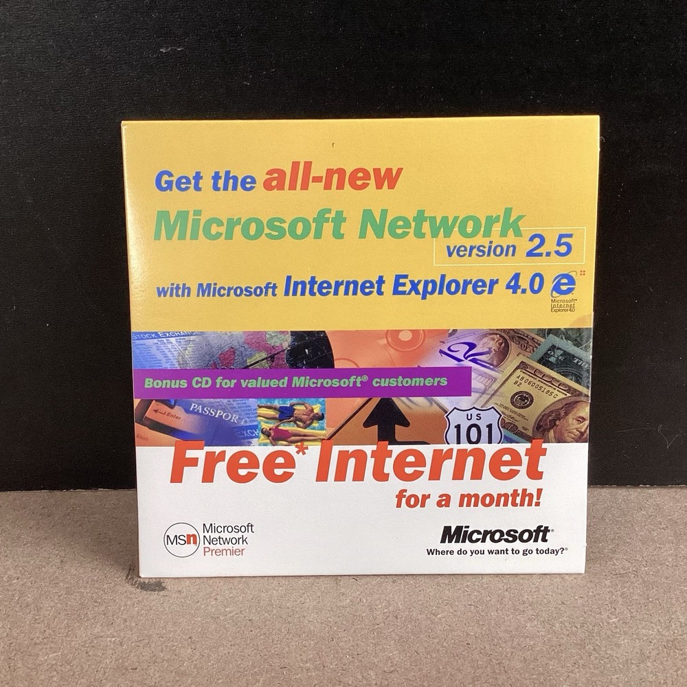 New Microsoft Network Version 2.5 Bundled With Microsoft Internet Explore 4.0