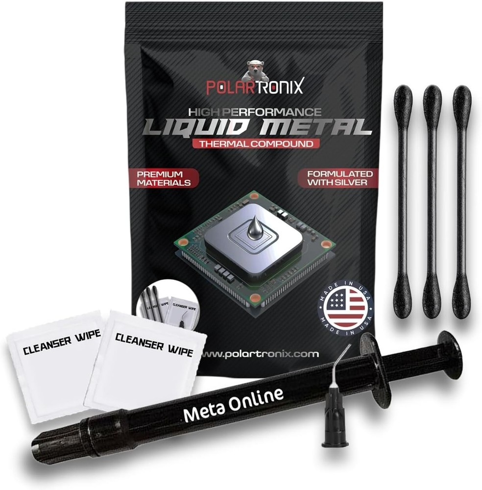 PS5 Over Heating Problem Solver 1.5 Grams Liquid metal thermal paste CPU, GPU