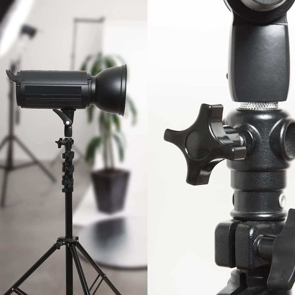 4-Point Stud Knobs, 1/4"-20 Threaded Thumb Screw Star Knob with 1" Stud, 10 PK