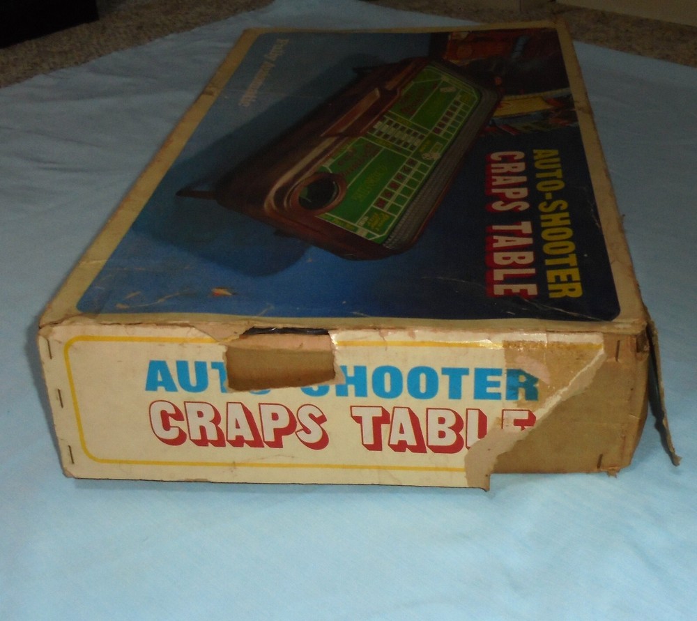 Waco Auto Shooter Craps Table Fully Automatic Dice Roller Game Complete Vintage