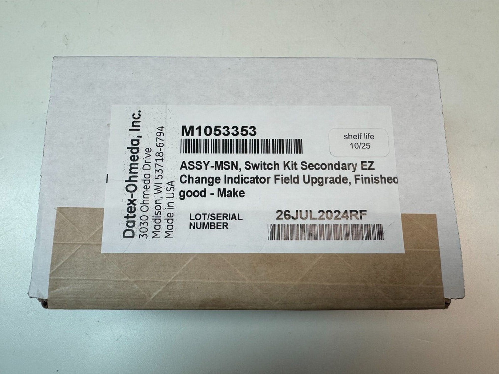 GE/Datex-Ohmeda M1053353 Switch Kit Secondary Easy Change Indicator (F314)