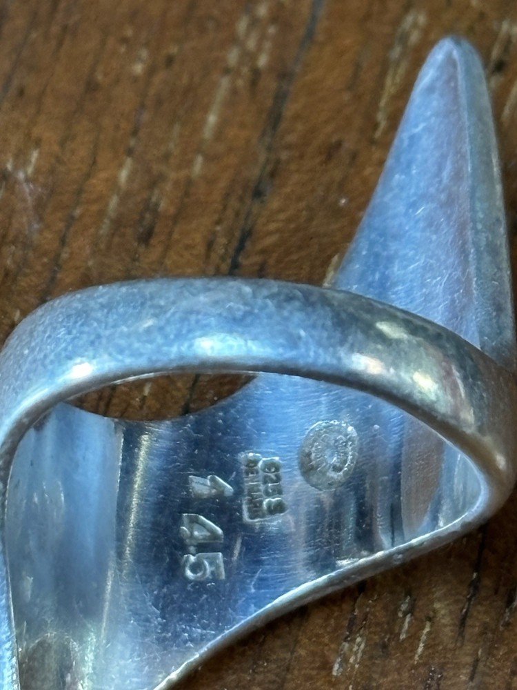 Vintage Georg Jensen Sterling 925 Silver Ring #145