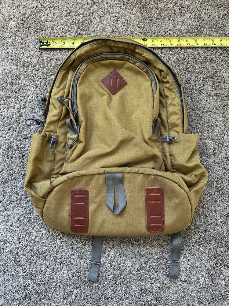 Beams Japan 2 Compartment Day Pack, Tan, New Without Tags