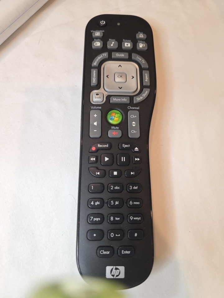 Official HP Microsoft Windows Media Center Remote Control Universal Replacement