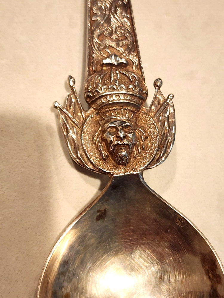 Beautiful 1850's Hanau Germany 800 Silver Spoon