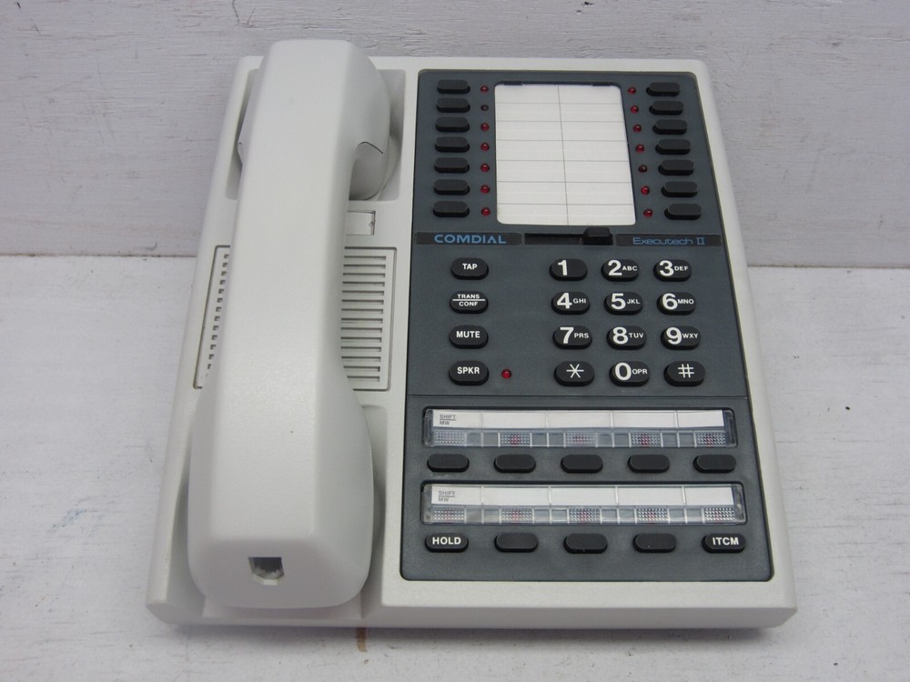 Comdial Executech II 6614E Phone(6614-E-PG)(Grey) (14 In-Stock)