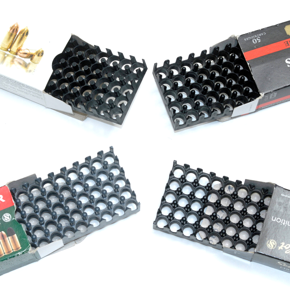 12 - EMPTY - SUPER COMPACT 50 Round 9mm Cartridge Boxes