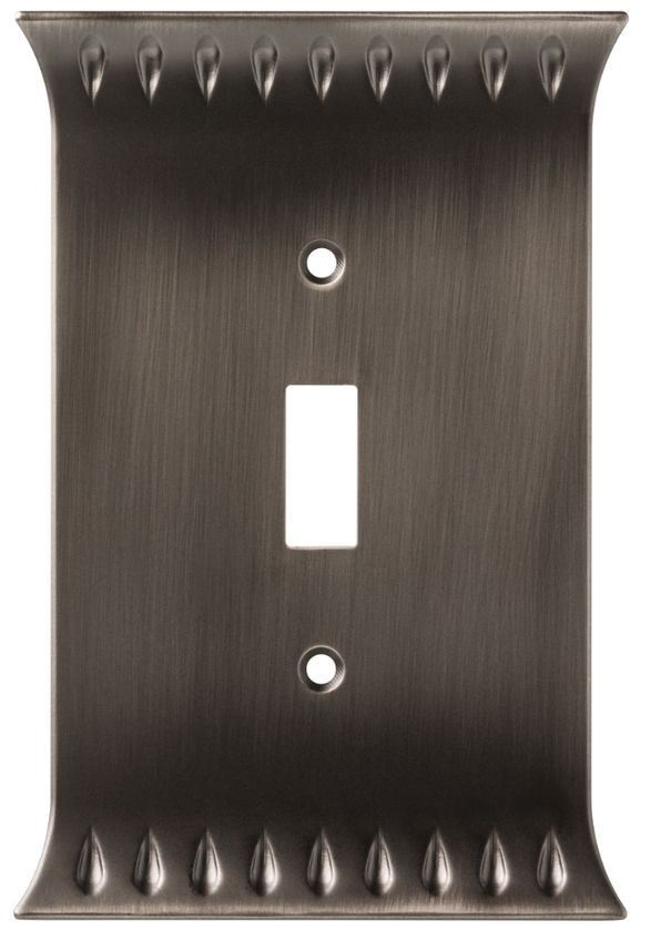 Heirloom Silver Wadsworth Wall Plate - Single Switch