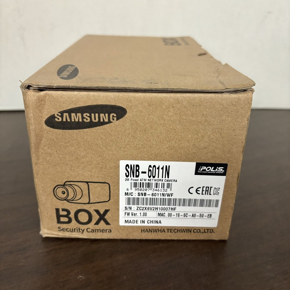 Samsung Polis SNB-6011N 2mp Fixed ATM Network Box Security Camera