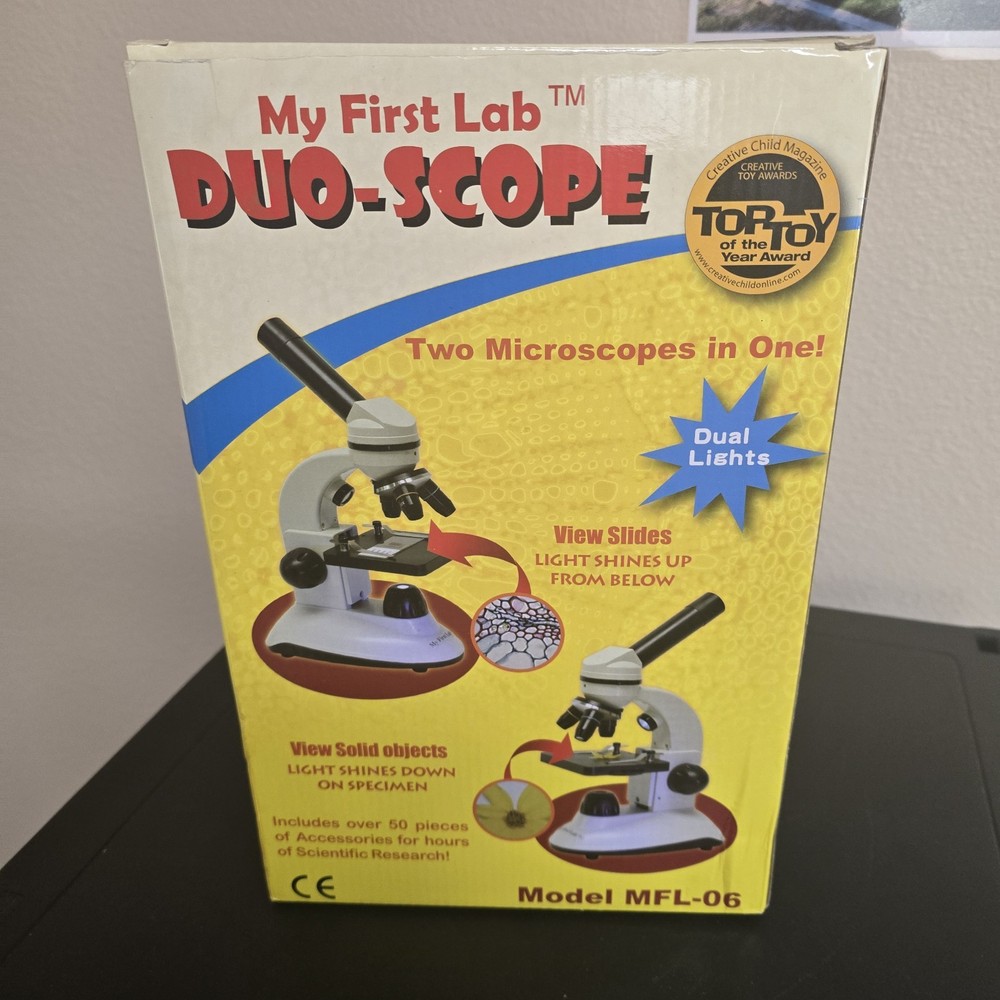 My First Lab MFL-06 Duo-Scope Microscope Two Microscopes in One Tested Complete