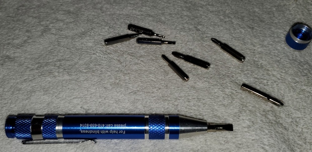 Multitool Pen Set 8 Pieces Tech Tool Screwdriver Phillips, Flathead