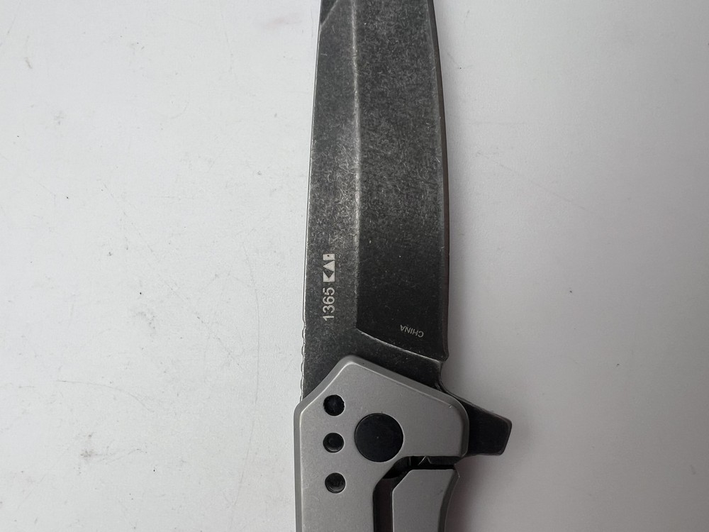 Kershaw 1365 Method Folding Pocket Knife Blackwashed Blade Stainless Handle EDC