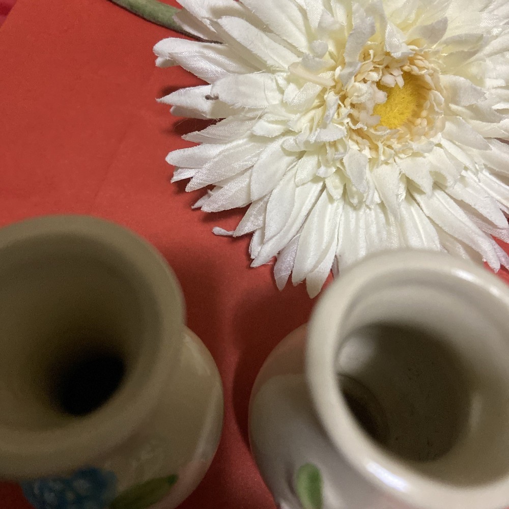 2 Small Shawnee Pottery Vases