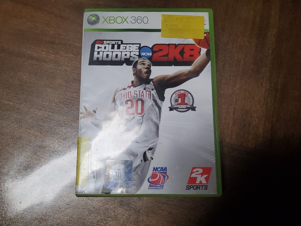 College Hoops 2K8 (Microsoft Xbox 360, Authentic Replacement Case Only