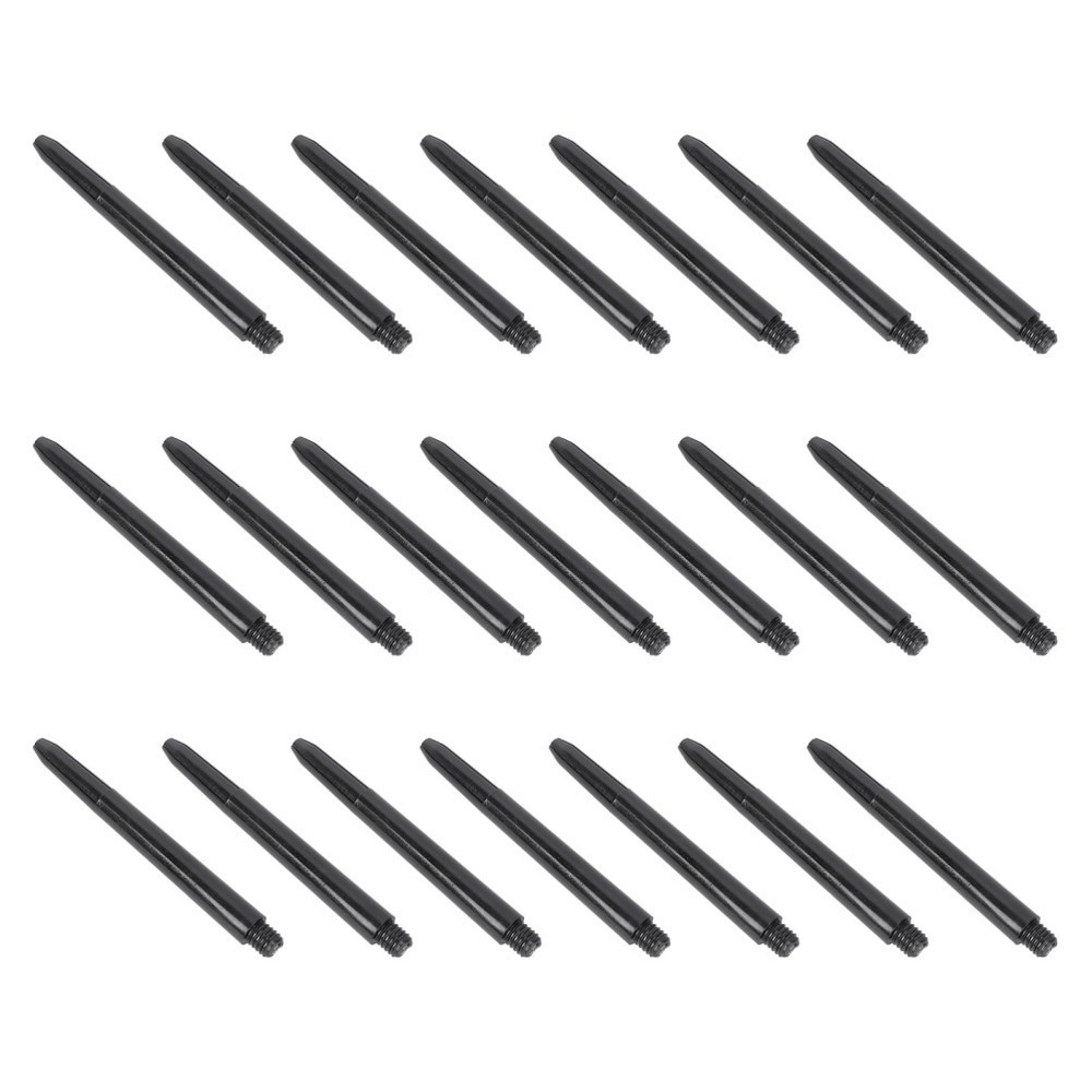 100Pcs Plastic Dart Shafts for Enhanced Flight Path with 2BA Screw Thread